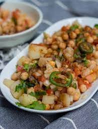 Aloo Chana Chaat Recipe