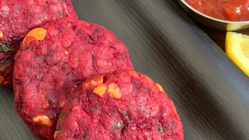 Crunchy Beetroot Tikki Recipe