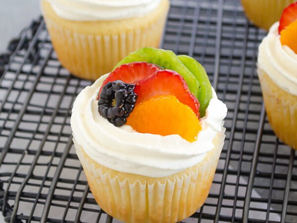 Creamy Fruit Cup Cake Recipe
