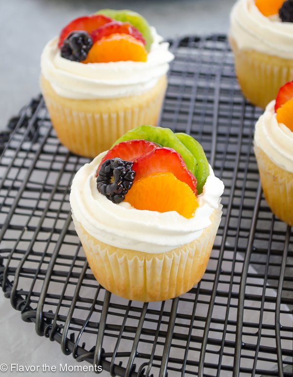 Creamy Fruit Cup Cake Recipe