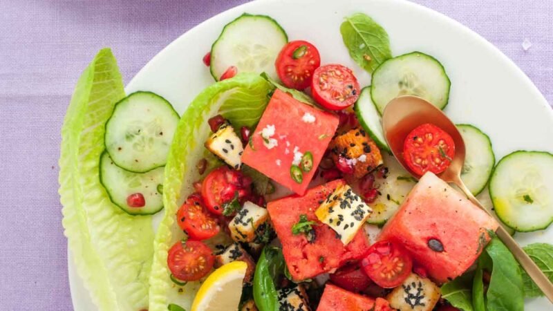 Tart Melon Salad Recipe