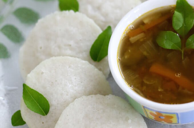 Rice and dhal Idli Recipe