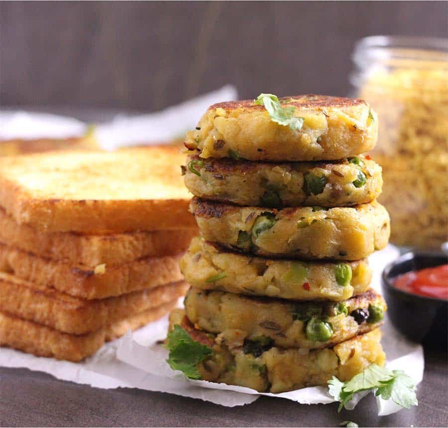 Mashed Potatoes and Cumin Flavoured Patties Recipe