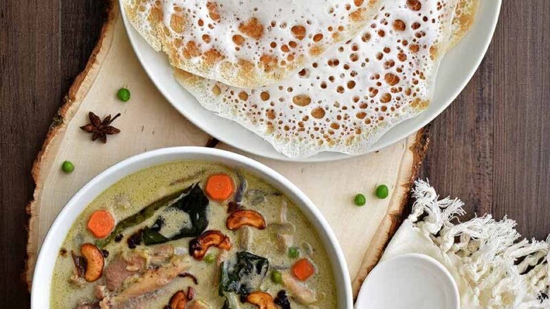Chicken Stew with Appam Recipe