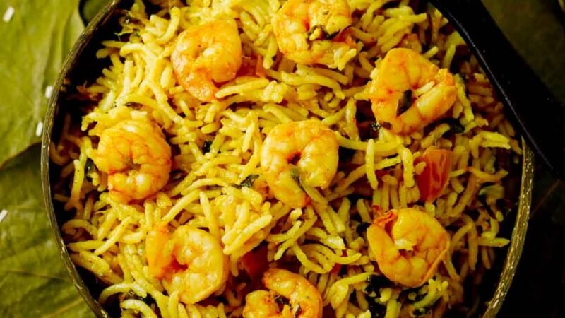 Prawn Biryani Recipe