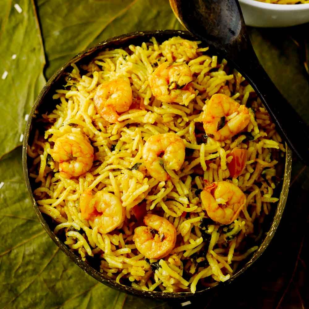 Prawn Biryani Recipe