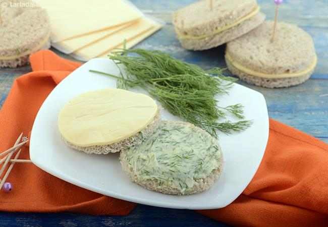Cheese and Dill Sandwiches Recipe
