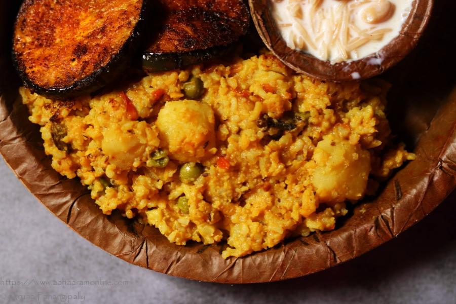 Potato Bhoger Khichuri Recipe