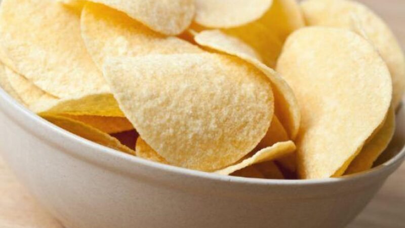 Homemade Delicious Baked Potato Chips