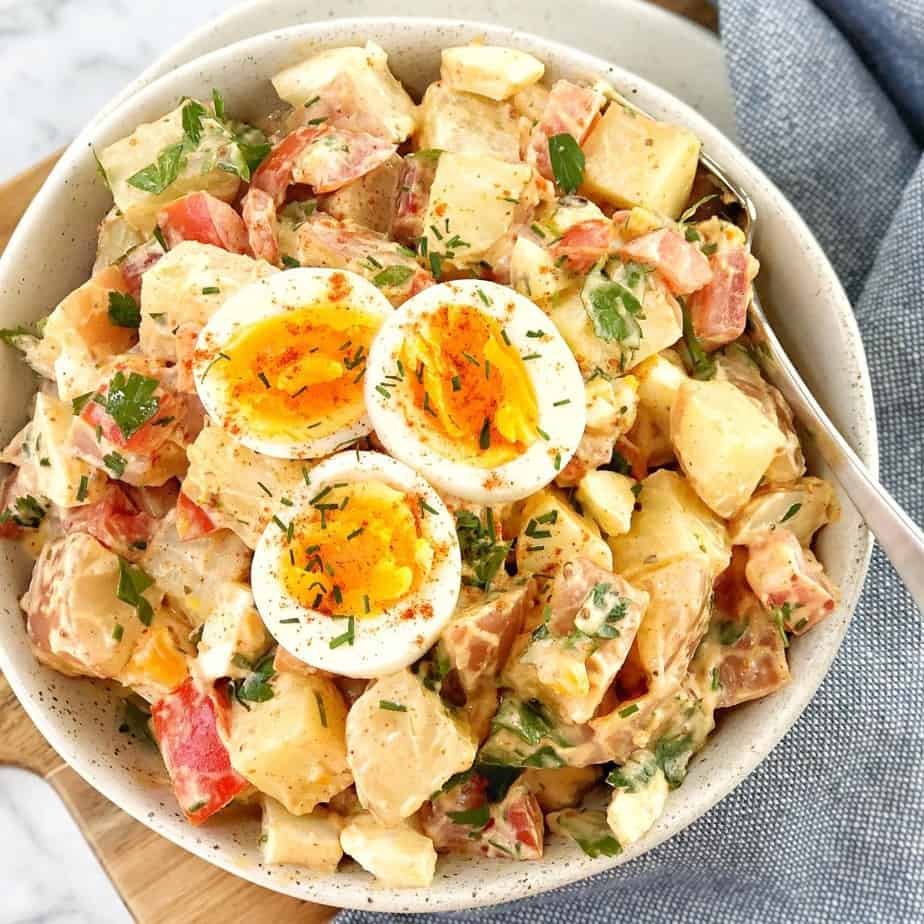 Juicy Potato and Egg Salad