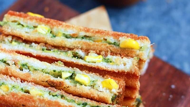 Grilled Spinach Sandwich Recipe