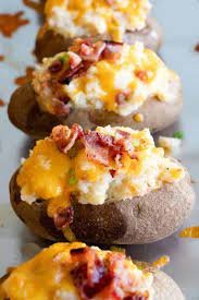 Twice Baked Bacon Cheese Potatoes