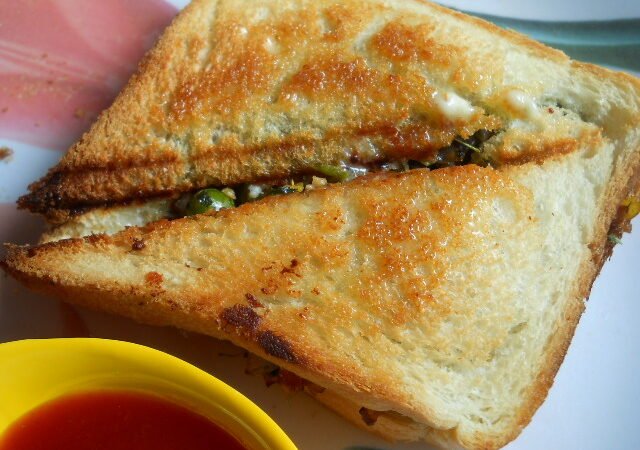 Bean stew Paneer Toast Sandwich Recipe