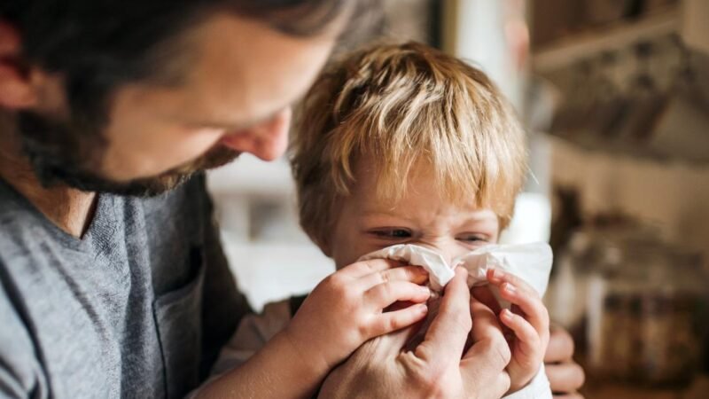 Influenza side effects in kids