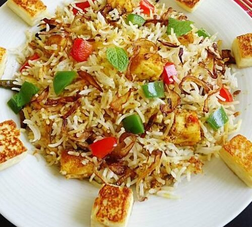 Paneer Biryani Recipe