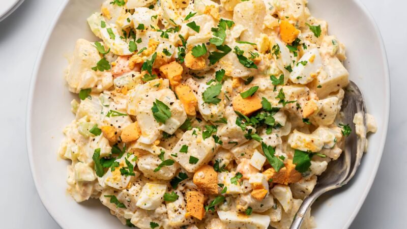 Velvety Potato and Egg Salad Recipe