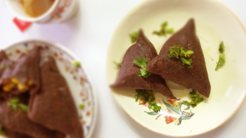 Ragi Samosa Recipe