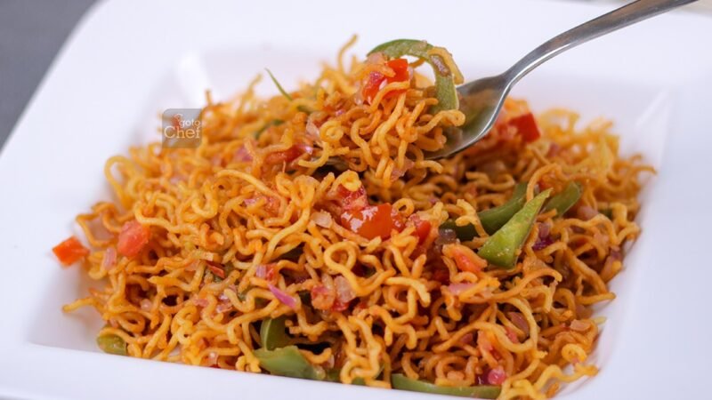 Fresh Chinese Noodles Chaat Recipe