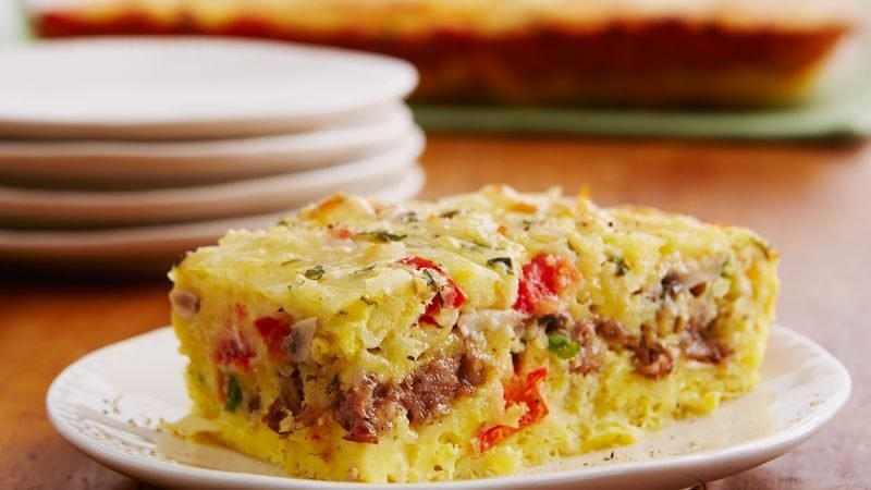 Frankfurter Breakfast Casserole Recipe
