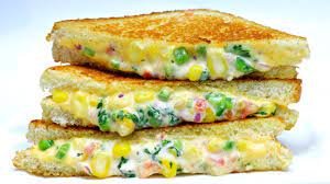 How To Make Messy Corn Grilled Sandwich