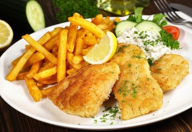Fried fish and French fries Recipe