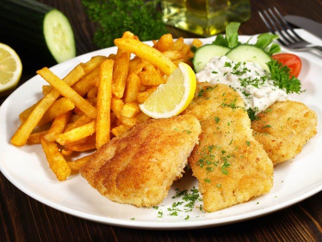 Fried fish and French fries Recipe