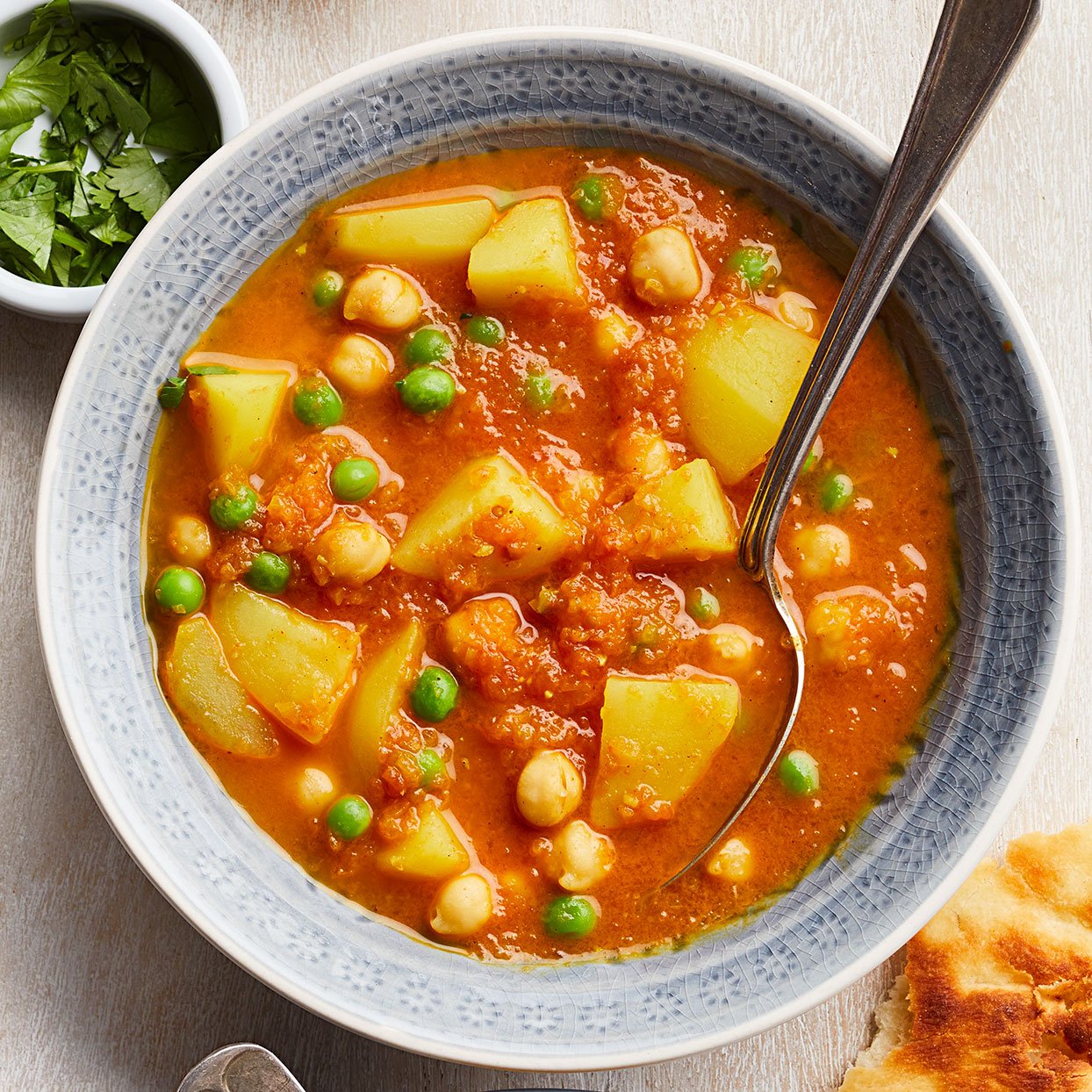 Potato-Chickpea Curry Recipe