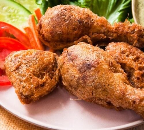 Bohri Fried Chicken Legs Recipe