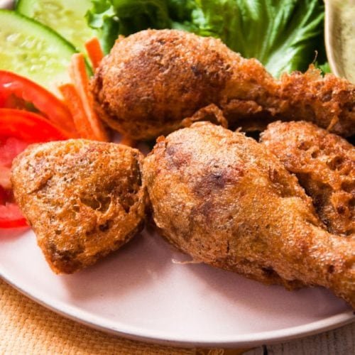 Bohri Fried Chicken Legs Recipe