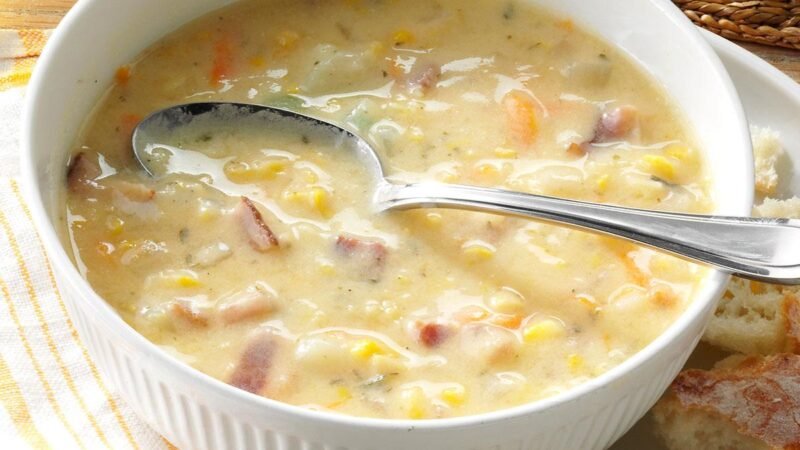 Potato and Corn Soup Recipe