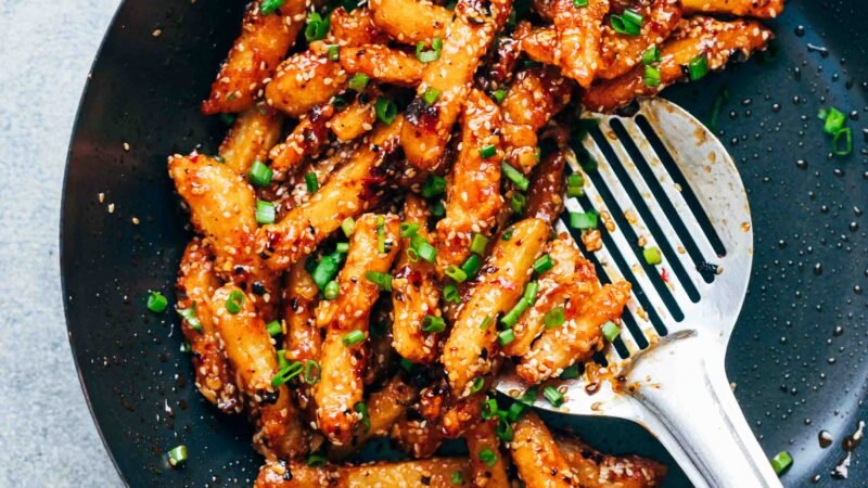 Honey Chili Potatoes Recipe