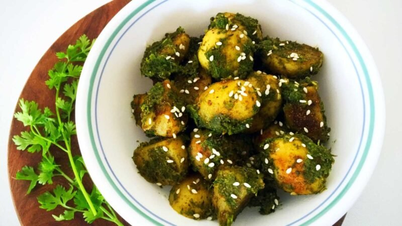 Dhaniya Aloo Recipe