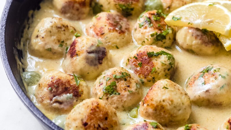 Mediterranean Chicken Meatballs Recipe
