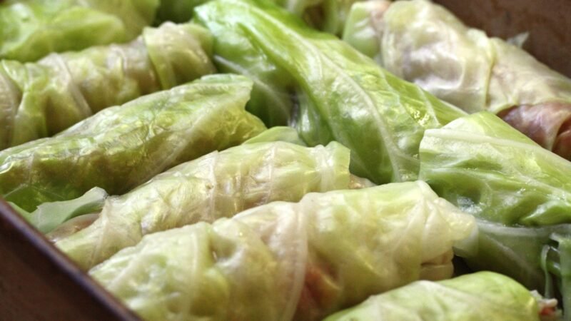 Pea and Cabbage Rolls Recipe