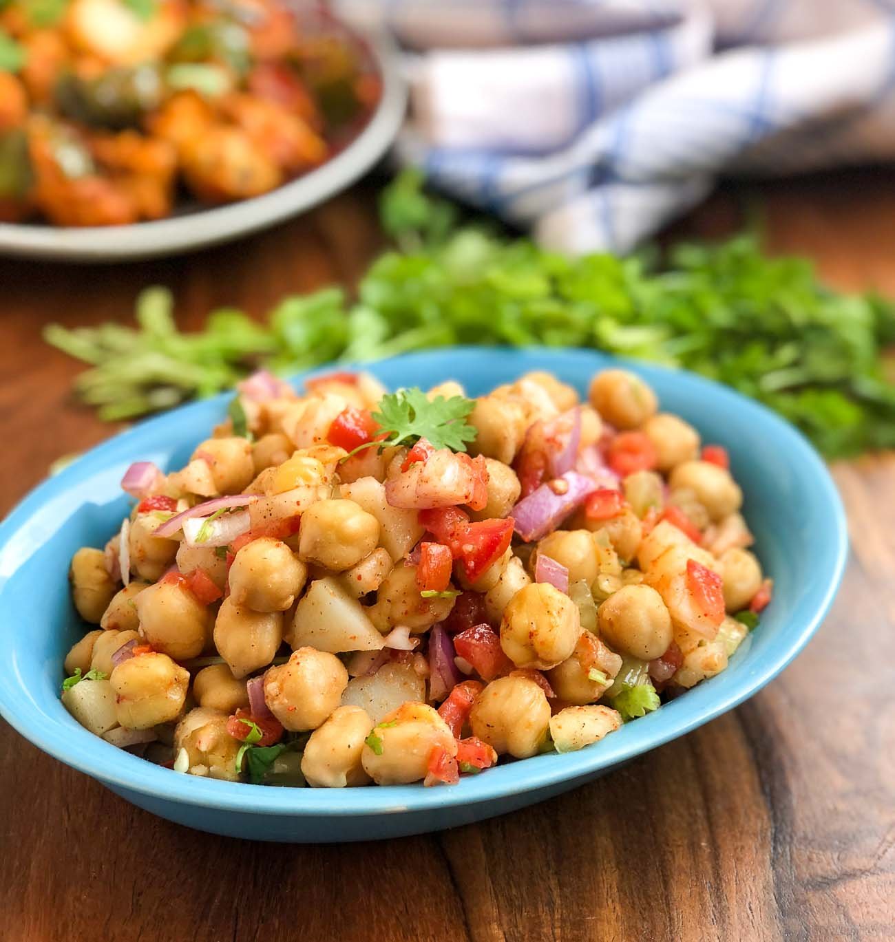 Channa Chaat Chickpeas Chaat Recipe