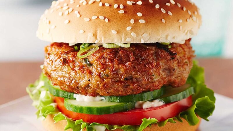 Prepared Chicken Burgers Recipe