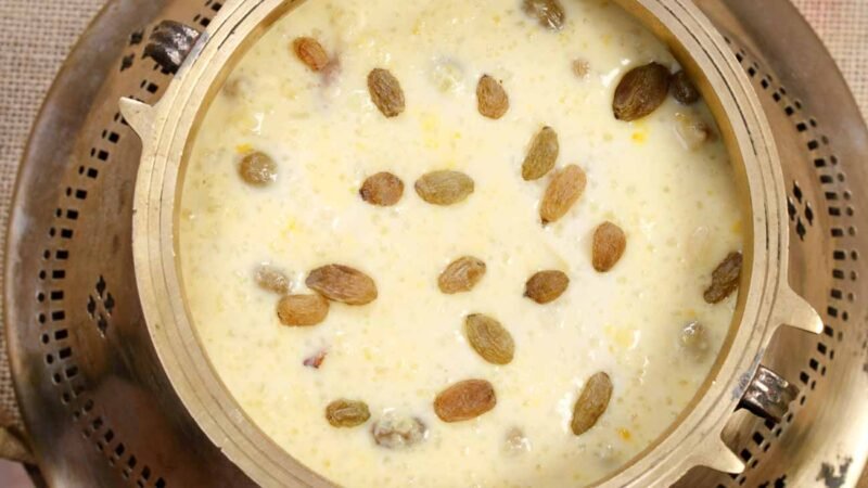 South Indian Rice Payasam Recipe