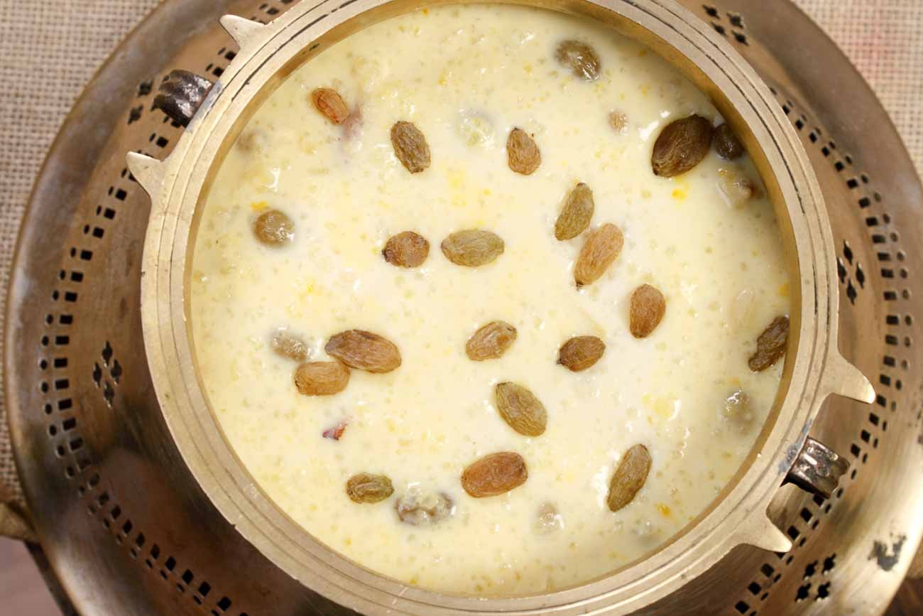 South Indian Rice Payasam Recipe