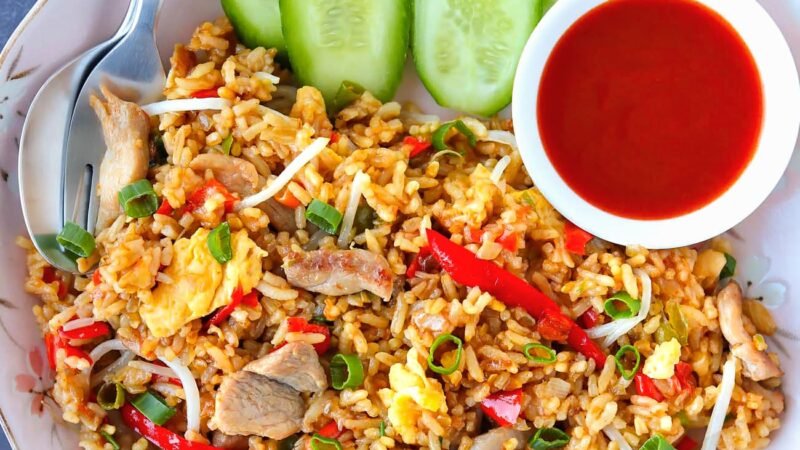 Thai Style Pork Fried Rice Recipe
