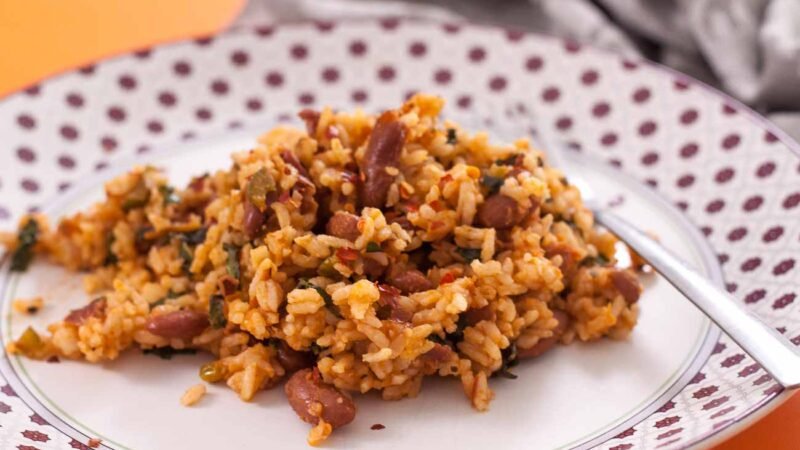 Hot Rajma Rice with Marinara Sauce Recipe