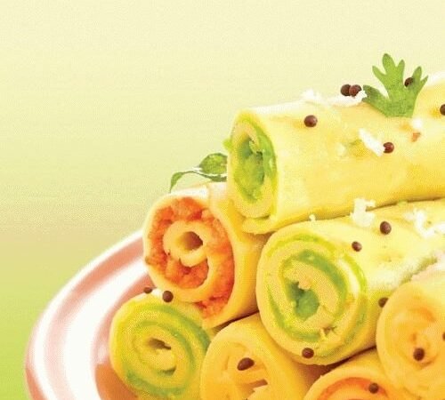 Stuffed Khandvi Recipe
