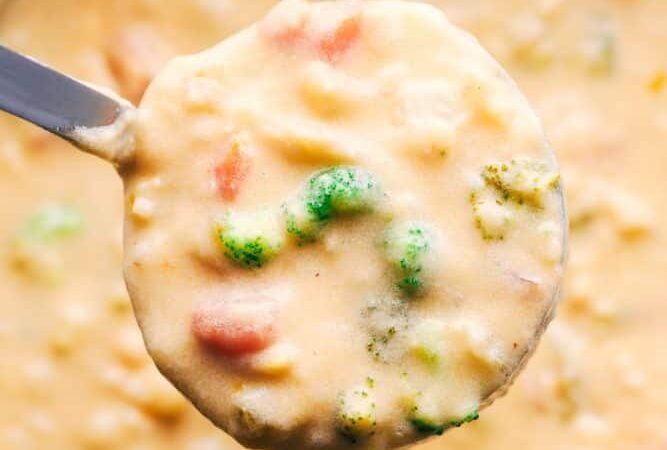 Cheddar and Vegetable Soup Recipe