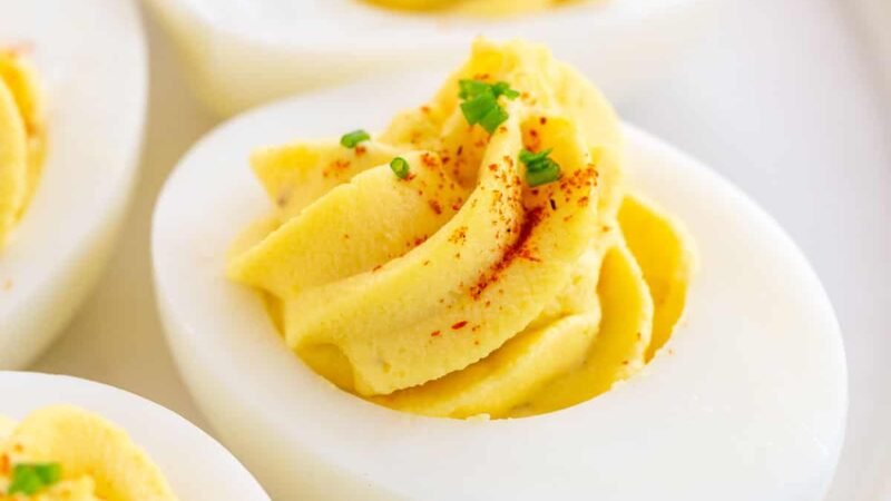 Acrid Cream and Bacon Deviled Eggs Recipe