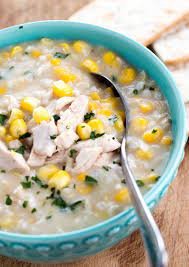 Rice with corn Soup Recipe