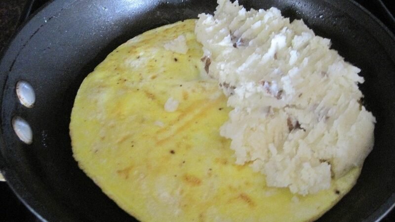 Squashed Potato Omelet Recipe