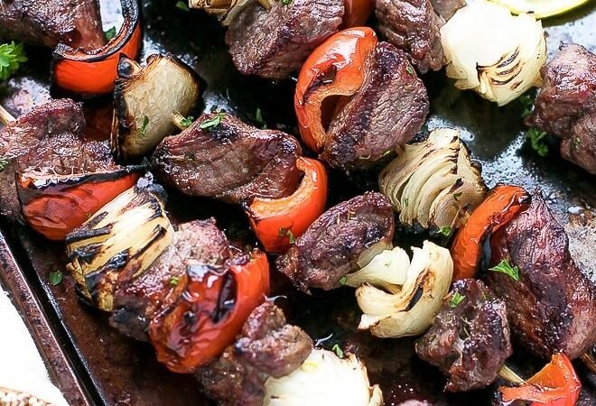 Sheep Kebabs With Almonds Recipe
