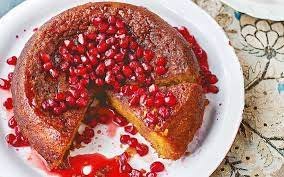 How To Make Orange and Pomegranate Cake Recipe
