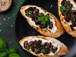 Kidney Beans Sandwich With Cottage Cheese
