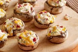 Making Of Bacon And Cheese Stuffed Mushrooms