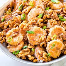 Honey and Walnut Shrimps Recipe